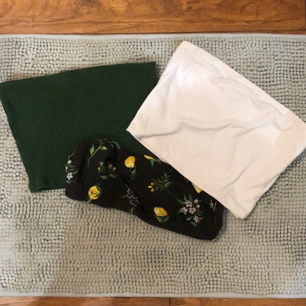 3/$20 ☘️Tube Top Bundle ☘️